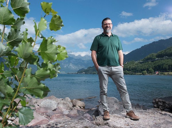 Daniel Grünenfelder am Walensee