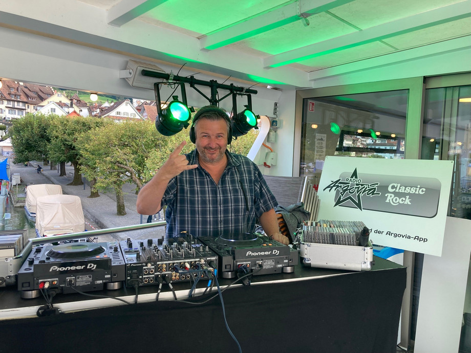 Zugersee Rockboat DJ Urs Hofstetter vom Radio Argovia